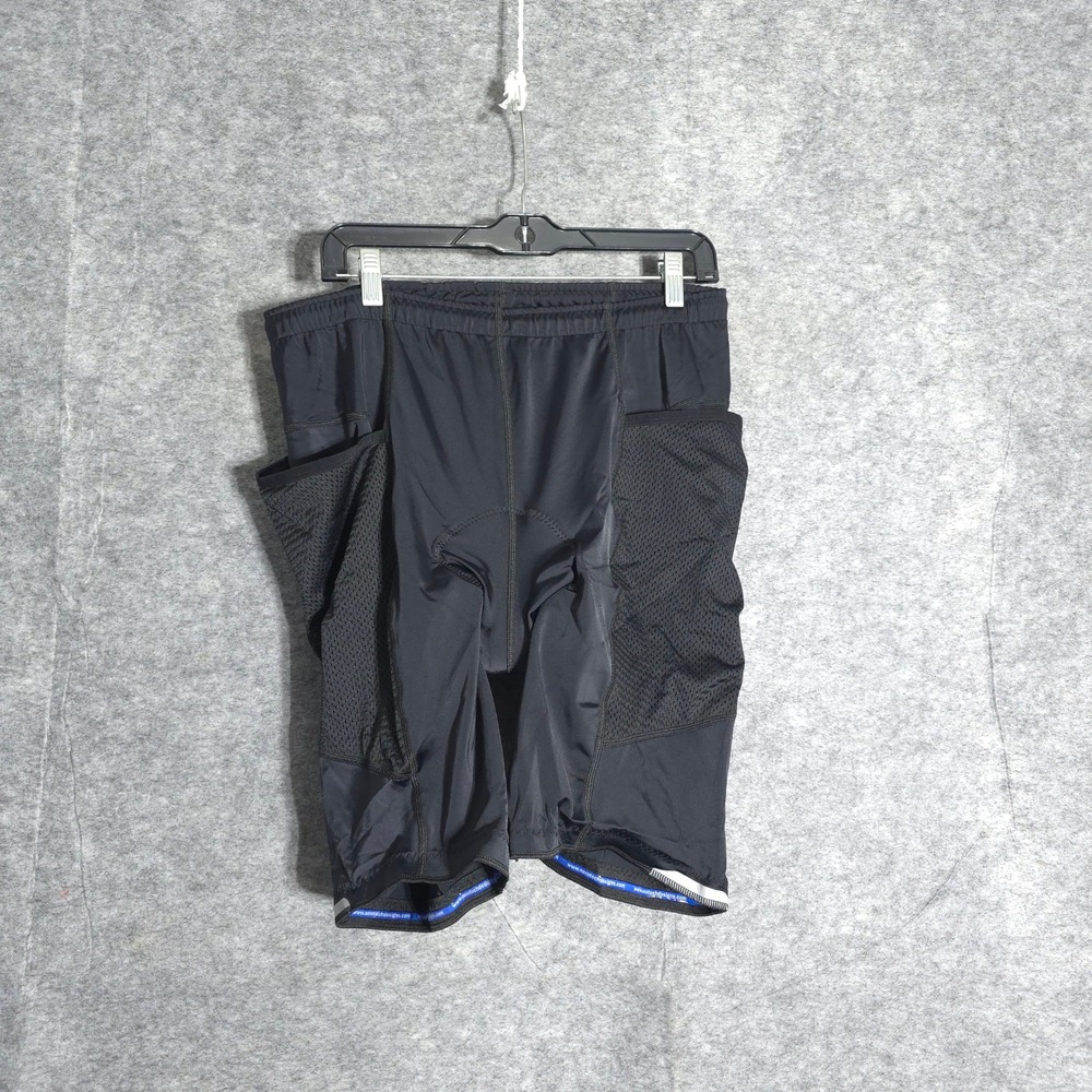 Aero Tech Designs Cycling Shorts Mens XXL Black Padded Mesh Pockets USA Made
